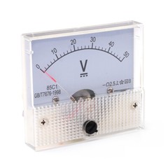 DC Analog Volt Voltage Needle Panel Meter Voltmeter Gauge 85C1 DC 5V – 100V