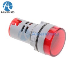 22MM AC60-500V LED Voltmeter Voltage Meter Indicator Pilot Light New DIY Red