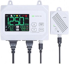 Digital CO2 Controller with Range 0-9999ppm Pressure Dependence Function