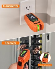 Circuit Breaker Finder & GFCI Outlet Tester with Digital LCD Display, 90-135V…