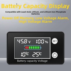 DC 10V 100V Thermostat for Voltage Display with Temperature Regulation
