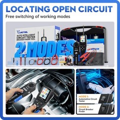 V500 Pro Automotive Circuit Tester, Power Circuit Probe Tester Breaker Finder…