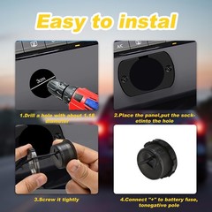 Waterproof Battery Monitor 12V 24V 36V 48V 60V 72V 84V Golf Cart Battery Mete…