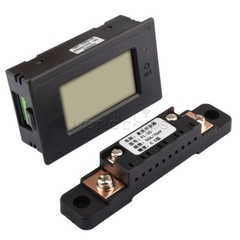 DC6-200V 20A 50A 100A Multi-functional Voltmeter Ammeter Digital LCD Power Meter