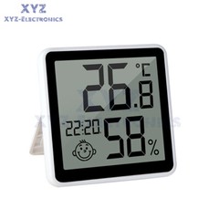 6048 LCD Digital Display Electronic Temperature Humidity Meter -50~+70℃ 10~99%RH