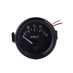 Car Voltage Meter,Voltmeter 12V 52mm/2inch Voltage Meter Gauges 8-16V for Car