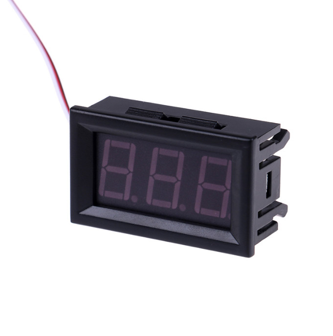0.56inch LED digital voltmeter DC 0V-30.0V Three-wire DC voltage meter Digital