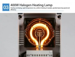 Halogen Rapid Moisture Analyzer; Moisture Content and Solid Content Tester