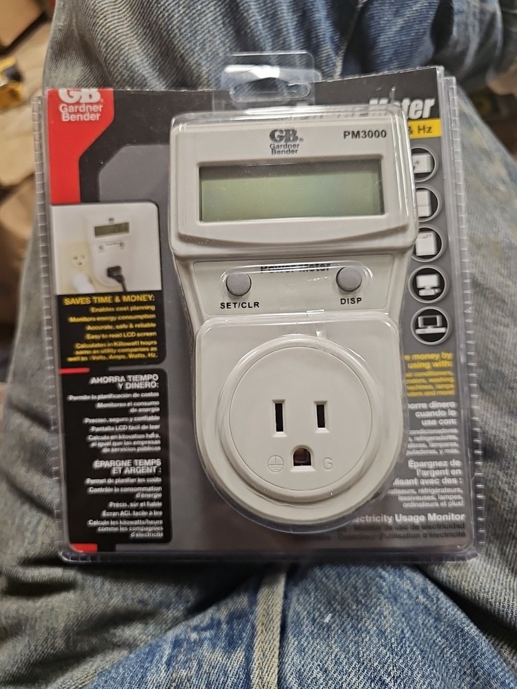 Free Shipping 1 New Gardner Bender Energy Usage Power Meter