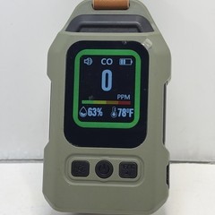 Portable 3-in-1 carbon monoxide temperature and humidity detector