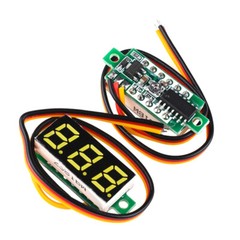 Mini Voltmeter Tester LED Digital Display Voltage Meter 0.28″ / 0.36″ Mulitcolor