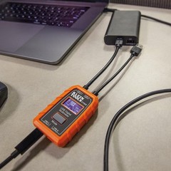 Klein Tools ET920 USB Power Meter, USB-A and USB-C Digital Meter for…