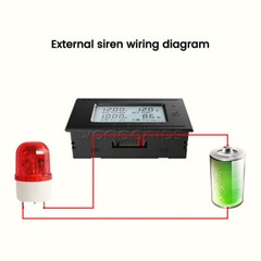 DC6-200V 20A 50A 100A Multi-functional Voltmeter Ammeter Digital LCD Power Meter