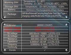 TOOLTOP Solar Panel Tester MPPT Curves Photovoltaic Multimeter 2000W Pmax Voc AU