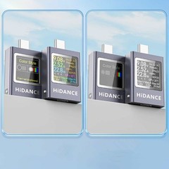 USB C Watt Meter with Offline Storage Battery Capacity Detection for Chargers