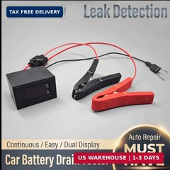 Automotive Parasitic Draw Tester, Car Battery Leakage Detector with Fuse Adapter