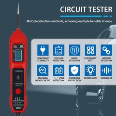 CT03 Power Circuit Tester, 6-24V DC Test Light Short Circuit, Automotive Comp…
