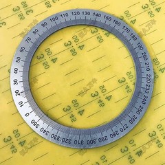 1PC New Dial 360 Degree Disc Index Ring Disc Metal Tool 110x80x1 A026