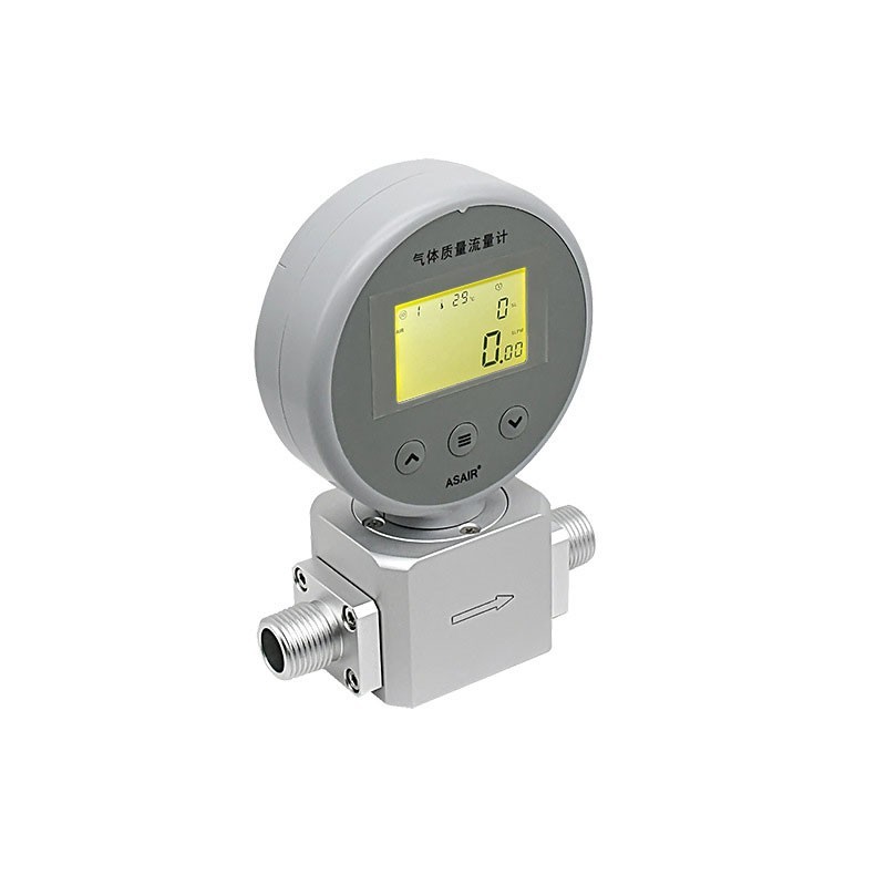 ASAIR AMS2106R02 CO2 Gas Mass Flow Meter 1-100L/min Thermal Mass Modbus-RTU #sz