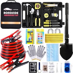 Car Emergency Kit,Emergency Roadside Kit for Car,Car Accessories for Women or Me