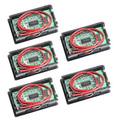 5Pcs Dc5-120V 0.56″ 2 Wire Led Digital Display Panel Voltmeter Volt Tester Red