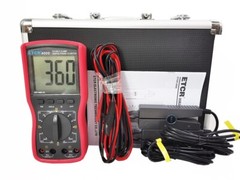 Double Clamp Digital Phase Mete AC Voltage AC Leakage Current Tester Voltmeter