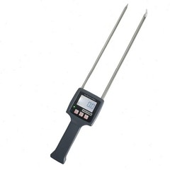 Handheld Hay Moisture Content Meter with 4 Digital LCD Display Range 0-80%