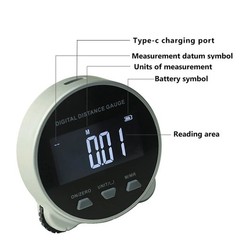 Testing Electronic Ruler 1.8-inch VA 60X55X12mm Charging Cable Craftsmen