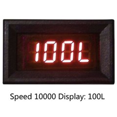 2 in 1 LED Tachometer Gauge Digital Voltmeter for Auto Motor Rotating