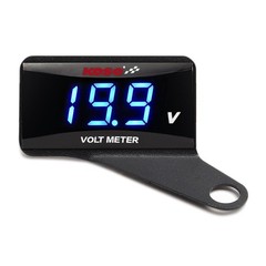 for Motorcycle KOSO Voltmeter 12V Digital LED Display Voltage Gauge Universal