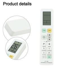 Functional English Air Conditioner Remote Control with RF Communication