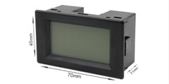 DC 0-50A Forward Reverse Current Minus AMP Meter Battery Monitor Updated
