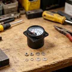 DC Ammeter SO-45 with ABS Flame Retardant Housing for Harsh Environments