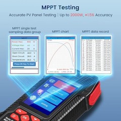 Solar Panel Tester 2000W MPPT Multimeter 60000-Count Display