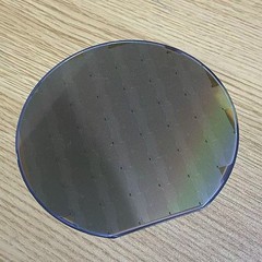 6 Inch Multicolor Silicon Wafer IC CPU Semiconductor Chip with Display Stand