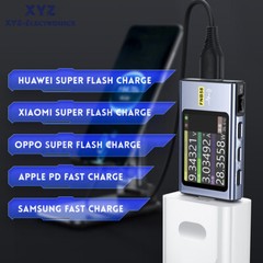 FNIRSI FNB58 USB Voltage Current Meter Voltmeter Ammeter/Type-C Fast Charge Test
