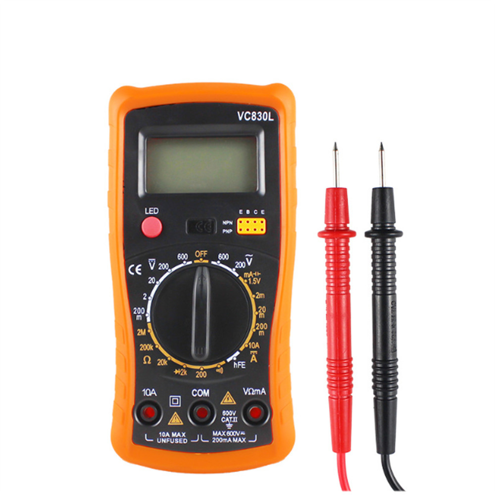 Lightweight Digital Multimeter with Indicator and Safe Operation