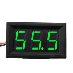 Red/Blue/Green LED 3-Digital Display Volt Voltage Voltmeter Panel Accurate Meter
