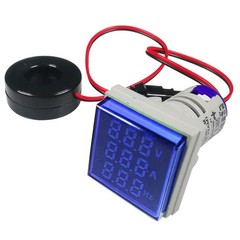 22mm AC Current Voltage Tester with 3 Digit LED Display Multifunction Voltm…