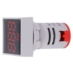 Square Digital Display LED Indication Light AC100~380V 20~75Hz Frequency Red