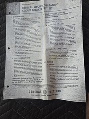 general electric Versatrip TTS1 Test Set