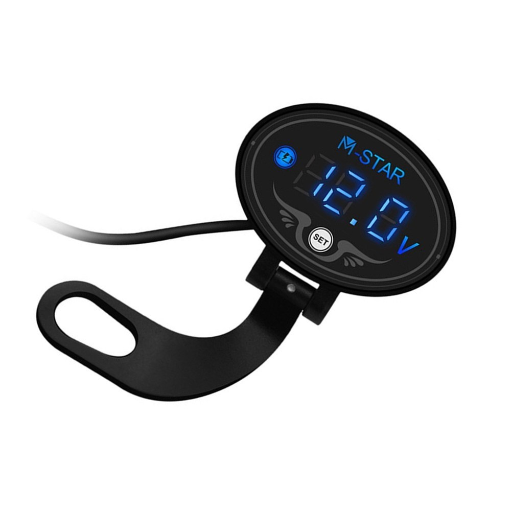 DC 12V LED Panel Digital Voltage Volt Meter Display Voltmeter For Motorcycle Car