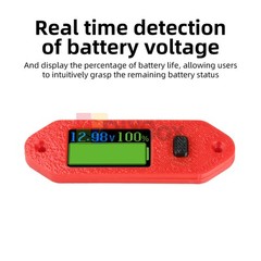 DC 4-55V Programmable Voltage and Power Indicator Color Display Energy Meter