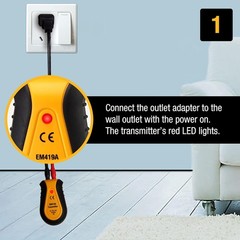 AC 100-120V Circuit Finder Non-Contact Voltage Sensor Auto-Sensing Receiver T…