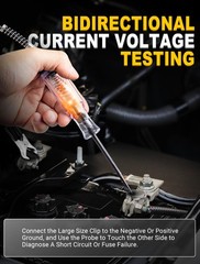 Test Light Automotive, 6V-12V-24V Circuit Tester Bright Tungsten Bulb, blue