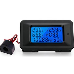 AC 110-250V 100A Digital Multimeter Functional Power Monitor Voltage Current …