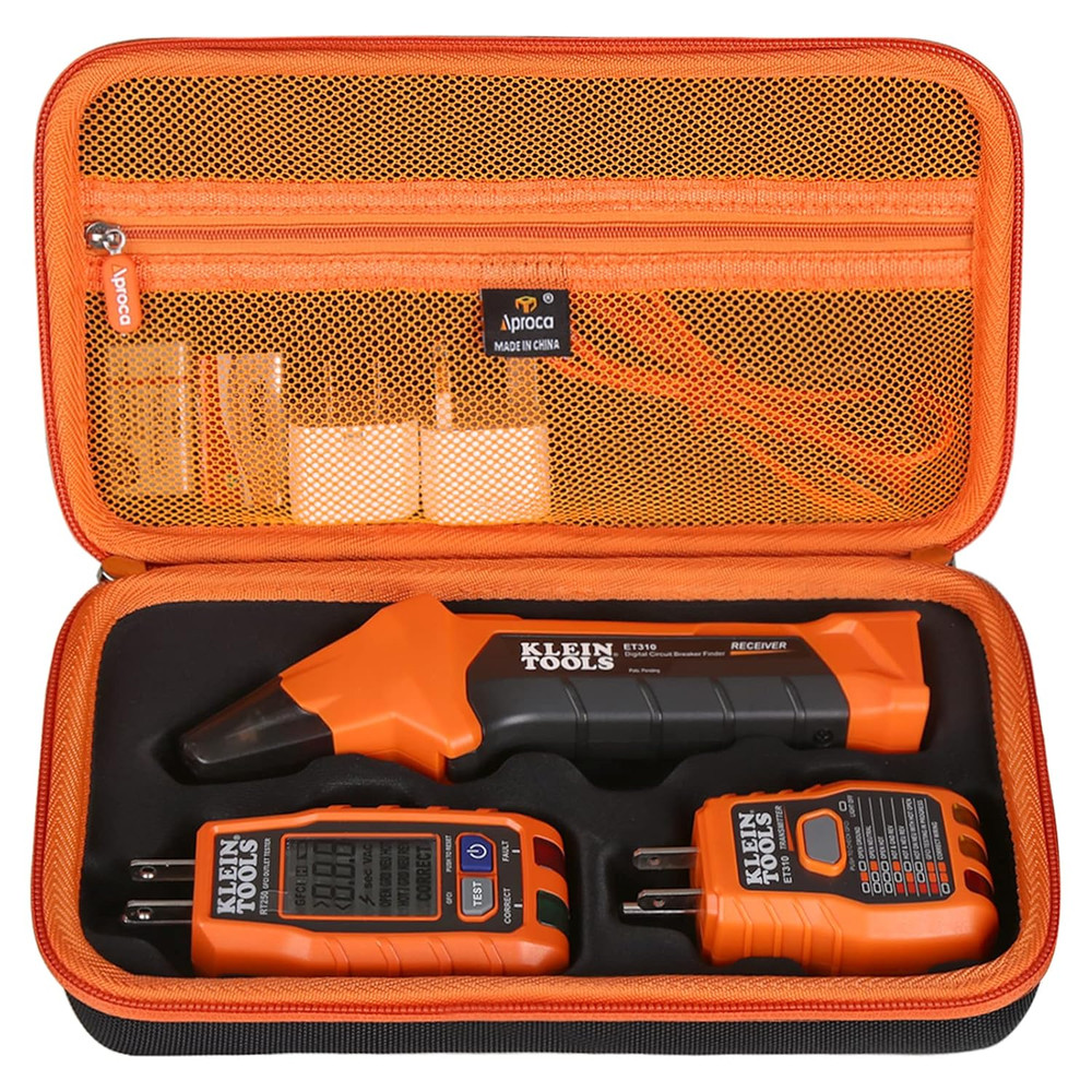 Case For Klein Tools Et310 Circuit Breaker Finder & 80041 Outlet Repair Tool Kit