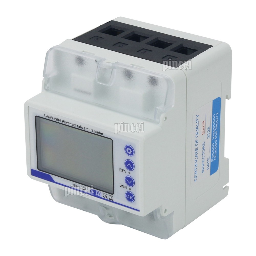 LY-G100A 3-Phase 4-Wire (5–80A) WiFi Remote Electric Meter Photovoltaic