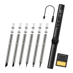 HS01 Portable Soldering Iron PD 65W with Adjustable Temperature and PID Control