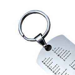 Portable Metal Training Coin for Mastering Basic For Morse Code Patterns